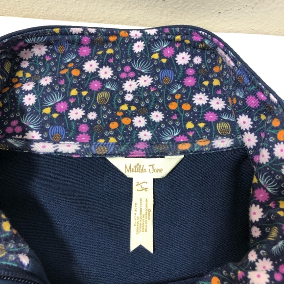 Matilda Jane A Million Little Things Cotton Blend Pockets Zipper Button Jacket L - Picture 11 of 16